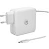 Manhattan 180245 Manhattan USB-Netzteil mit USB-C-Kabel PD+USB-A Ladeport wei