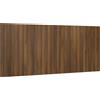 vidaXL Testiera look rovere marrone 200x1,5x80 cm materiale a base di legno