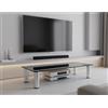 Feel2Home Alzata per monitor Supporto per monitor da tavolo Schermo nero 100x17x35