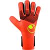 Uhlsport Guanti da portiere Uhlsport Absolutgrip Hn Fit - rosso fluo/bianco/giallo fluo, taglia: 9,5
