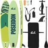 vidaXL Tavola da stand up paddle gonfiabile POSEIDON, verde, in PVC