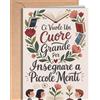 Greeting Cards for Everyone Biglietto di Ringraziamento per Insegnante - Grazie Maestro o Maestra - Regalo Originale per Dire Grazie al Tuo Insegnante - Fine Anno, Pensione - Regali Profesoressa - EU 294