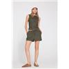 Tezenis Shorts Crinkle Donna Verde