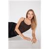 Tezenis Canotta Scollo Tondo In Cotone Elasticizzato Donna Stampa