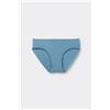 Tezenis Slip Taglio Vivo In Microfibra Riciclata Donna Blu