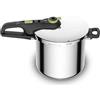 TEFAL Pentola a pressione 8 L, Induzione, Acciaio inossidabile, 2 programmi, Cottura a vapore, Prodotto in Francia, Secure Trend