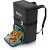 Ninja FrostVault Go Zaino frigo da esterno 17 litri 24 lattine Ghiacciaia a zaino con scomparto Dry Zone, grigio antracite FF124EUUKCG