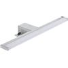 Mama Store Lampada ROMA Cromata 40 cm CE 5kWh/1000h Cl. E IP44 Da installare su pannello. 40cm x11cm x4,5cm