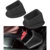 Xibao Supporti per Cinture di Sicurezza per Auto,Supporto per Fibbia Della Cintura Di Sicurezza in Silicone per Facilitare l'allacciatura,Adatto per la Maggior Parte Delle Scatole per Auto (Nero)