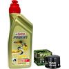 Motocar Kit tagliando Castrol Power 1 15W50 filtro olio Yamaha T-Max 500 530 Xciting