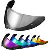 PSLER Visiera per HJC i70 i10 HJ-31,Visiera Colorata Accessori per Casco da Moto Ricambio(Argento)