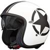 PREMIER CASCO VINTAGE STAR 8 BM,BIANCO/NERO,S