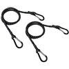 Lampa 60179 Snap-Hook, Coppia Corde Elastiche con moschettoni in Alluminio