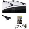 MOTO SPORT MONDO BARRE PORTATUTTO 124CM PER TETTO AUTO BARRA PORTABAGAGLI COMPATIBILE CON SKODA Octavia IV SW da anno 2023 Rail chiusi PER CORRIMANO REALING BASSO O ALTO PORTAPACCHI IN ACCIAIO 2 PZ