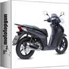 MOTOTOPGUN mivv scarico completo omologato nocat urban inox compatibile con honda sh 125 2002 2003 2004 2005 2006 2007 2008 2009 2010 2011 2012 mototopgun