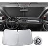 LUWU Compatibile con Skoda Fabia 4 IV 2024 2025 2026 Parasole Auto Pieghevole Parabrezza Interno Ombrellone Parasole Anteriore Protezione UV Protezione dal Calore Accessorio Fabia MK4