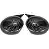 BeiZhengbhD Calotta Specchietto Retrovisore Per Mini Per Cooper Per R50 Per R52 Per R53 Guida A Sinistra In Plastica 2 Pezzi Tappi DCopertura Specchietto Retrovisore Laterale(Carbon Look)