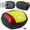 A-Pro Bauletto Scooter Moto Baule Valigia Rigido Piastra Universale Fluo