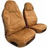 CAMERRI Coyote - Coprisedili in tela per Jeep Wrangler JL/JK/TJ/YJ a 2 porte/4 porte, durevoli, tattici, multitasche, coppia anteriore (marrone coyote)