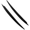 SVTSTRQE Auto Per VW Per Golf 7 7.5 VII MK7 MK7.5 GTI R GTE GTD 2013-2020 Fari Sopracciglia Palpebre Adesivi Copertura Carrozzeria Kit(Nero lucido)