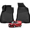 W-Parts 2 TAPPETI - TAPPETINI IN GOMMA A VASCA 3D TPE PER FIAT DOBLO II DAL 2010 IN POI