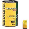 W-Parts KIT OLIO MOTORE BARDAHL TECHNOS XVS C3 10W-50 Abarth 0101 + Tagliandino adesivo per tagliando (1)