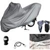 MOTO SPORT MONDO COMPATIBILE CON BMW HP2 ENDURO 1200 COPRIMOTO COPRISCOOTER FELPATO 250GR PVC TELO COPERTURA PER MOTO SCOOTER IMPERMEABILE PROTEZIONE RESISTENTE 246X105X140CM