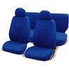 Lupex Shop Copri-sedili Auto Universale Trapuntato | Set Coprisedile Universali per Anteriori e Posteriori | Accessori Auto Interno (Blu Royal)