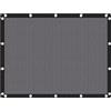 VICLLAX Tenda parasole in tessuto al 90% con occhielli rinforzati, per esterni, patio, giardino, pergola, baldacchino, 1,8 x 2,3 m, grigio scuro