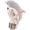Kekeso Giocattoli Di Peluche Delfino Giocattoli Morbidi Di Peluche Che Abbracciano Il Cuscino Bambole Delfino Per Le Ragazze Dei Bambini Che Dormono Cuscino Regalo (100cm/39.37in, Grigio)