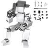 Wpsagek Figura d'azione robot, giocattoli stampati in | Action figure robot mobile unica e versatile | Set versatile di action figure, figure modificabili stampate in per bambini, pittura,