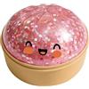Generic Squishies Dumpling Fidget con vaporiera, premi in Classe, bomboniere, Palline Colorate, Giocattoli Antistress per Adulti e Bambini