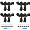 HUAREW 8Pcs Eliche per DJI Neo 2, Elica di Sostituzione del Drone Basso Rumore e Stabile, 24 viti e 2 cacciavite (Nero)