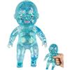 Generico Bambola Antistress con Glitter, Squeeze Toys,Giocattolo Morbido da 10cm in TPR Flessibile, Pupazzo Luminoso e Schiacciabile per Rilassamento, Divertente Giocattolo Antistress (Verde)