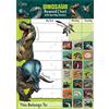 Paper Projects La Tabella dei Dinosauri del Museo di Storia Naturale Include 56 Adesivi Scintillanti, la Tabella è Lavabile