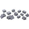 EnderToys - Pacchetto di scatole per Terreno per Tavolo da 28 mm in Miniatura Wargame, Stampa 3D e verniciabile