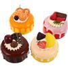 SUPVOX 4pezzi Torta Finta Mini Artificiale Mista Cupcake Realistica Decorazioni Casa Foto Scena Esposizione Durevole Sfondo Completamento