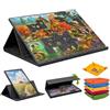 RATSTONE Puzzle Pieghevole,1000 Pezzi,Tavolo per Puzzle,Tappetino Puzzle Portatile con 6 Vassoi di Colori Assortiti con Supporto 2 in 1 e Copertura,per Bambini, Adulti,Angolo Regolabile,78x56cm,Nero