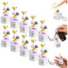 Generico Seagull Mine Sound Button Keychain, Rechargeable Fidget Clicker with Real Sound & Led Light, Adults Keyboard Clicker with Colorful Lights, Desk Fun Stress Reliefgifts (10pcs)