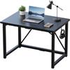 JUMMICO Scrivania da Lavoro 100 × 50 cm, tavolo informatico compatto, scrivania per lo studio, postazione PC compatta per casa e ufficio, Nero