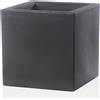 Vaso 50x50x50cm in Resina Tulli Schio Cubo Essential 50 Antracite