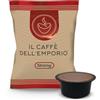 Il caffe' dell'emporio Il Caffè dell'Emporio Capsule Caffe Compatibili con Lavazza Firma Miscela Cremosa Strong Rossa Red (80)