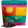 The Cocoa Circle - Gocce di Cioccolato Fondente 70% | 250g | A Basso Contenuto di Zuccheri, Keto & Low Carb | Vegano | Per Pasticceria, Copertura, Fonduta e Dessert