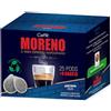 CAFFE' MORENO - Cialde Caffe Compostabili, Pack 25 + 5 extra, Miscela Decaffeinato Espresso, Compatibili con Macchina Caffè Sistema ESE44mm, Cialda da 7g, Aroma Intenso Senza Caffeina