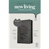 Tyndale Holy Bible: New Living Translation, Filament Enabled Edition, Charcoal Patch, Leatherlike, With Zipper, Red Letter