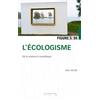 Editions Le Cavalier Bleu Figure(s) de l'écologisme: De la science à la politique