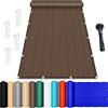CONGCLI Vela Ombreggiante Rettangolare 100 x 150 cm, Hdpe, Traspirante, Permeabile, Antistrappo, Protezione Solare, Tenda da Sole con Occhielli, per Esterno Terrazzo Giardino, Marrone