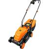 Generico Tagliaerba Elettrico 1600W Larghezza Taglio 33 cm Altezza Regolabile su 3 Livelli e Cesto di Raccolta da 32L