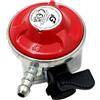 ADVENTURE OUTDOOR SUPPLIES Regolatore gas propano da 27 mm | Regolatore GPL a bassa pressione da 37 mbar | Flusso 1,5 kg/h | Coda del tubo da 8 mm | Adatto per bombole a gas da patio | per barbecue, riscaldatori da patio ed
