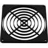 Aerzetix - Set di 4 Griglie per Ventola 92x92 mm in plastica per Computer PC stampanti dispositivi audiovisivi proiettori multimediali | Colore Nero